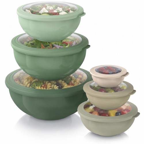 Arendo salatschüssel 6er - salatschüssel,