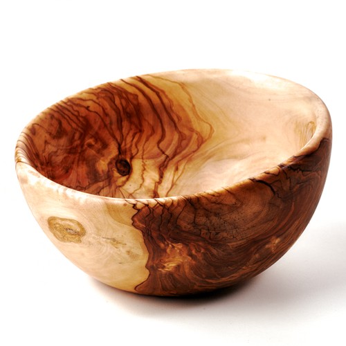 Müslischale aus olivenholz - müslischale,