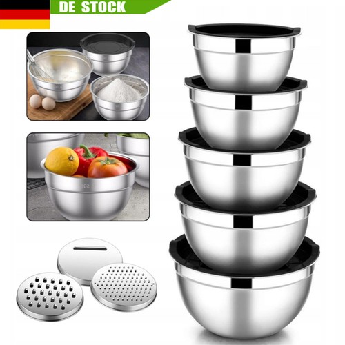5er set edelstahl schüssel - set,