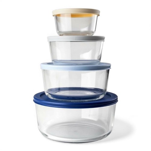 Runde glasschalen 4er set mit - runde,