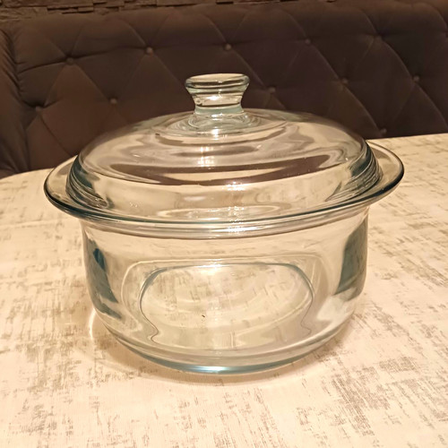 Runde glasschüssel aus - aus, glas