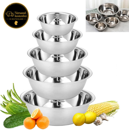 Edelstahl schüssel set - edelstahl,