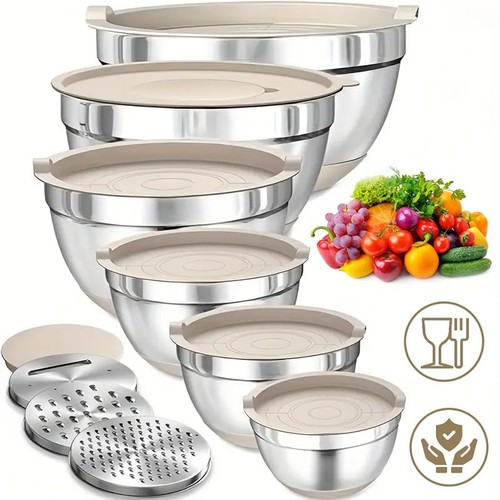 Rührschüssel 6er set - rührschüssel,